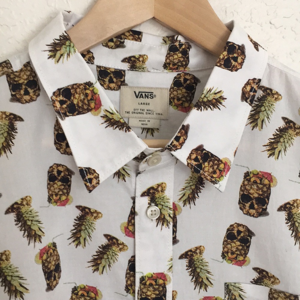 VANS button down shirt Large VNTG mens